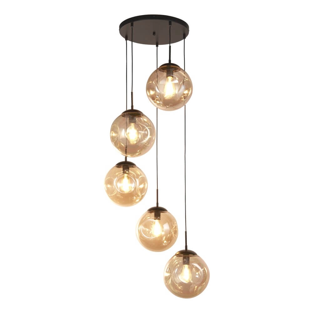 Design-Hängelampe Punch 5-Licht Searchlight 5053423241401