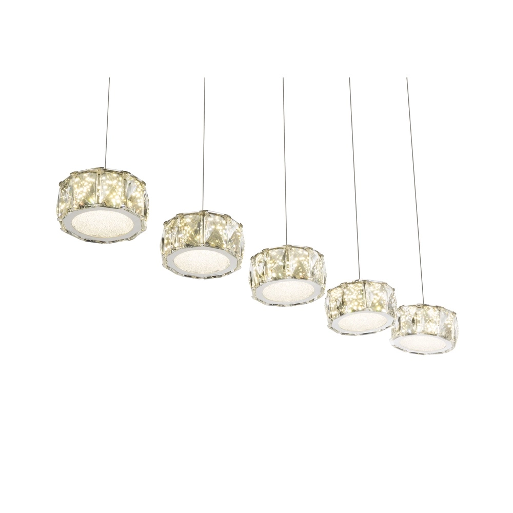 4-Licht Pendellampe Amur Chrom Globo 9007371342068