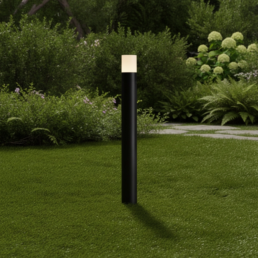 Design-Gartenleuchte Paul schwarz 80cm