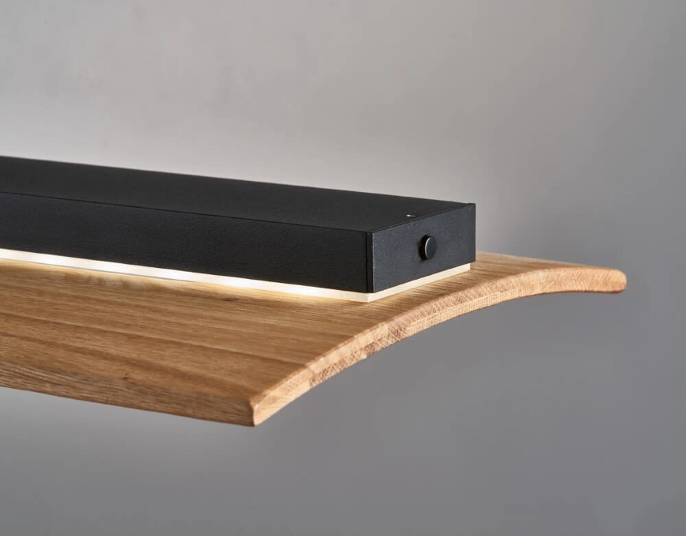 Hängelampe Shine-Wood Schwarz Fischer & Honsel 4003694610773