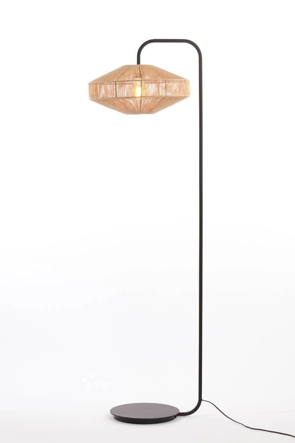 Stehleuchte aus Rattan Lyra Ø 43cm