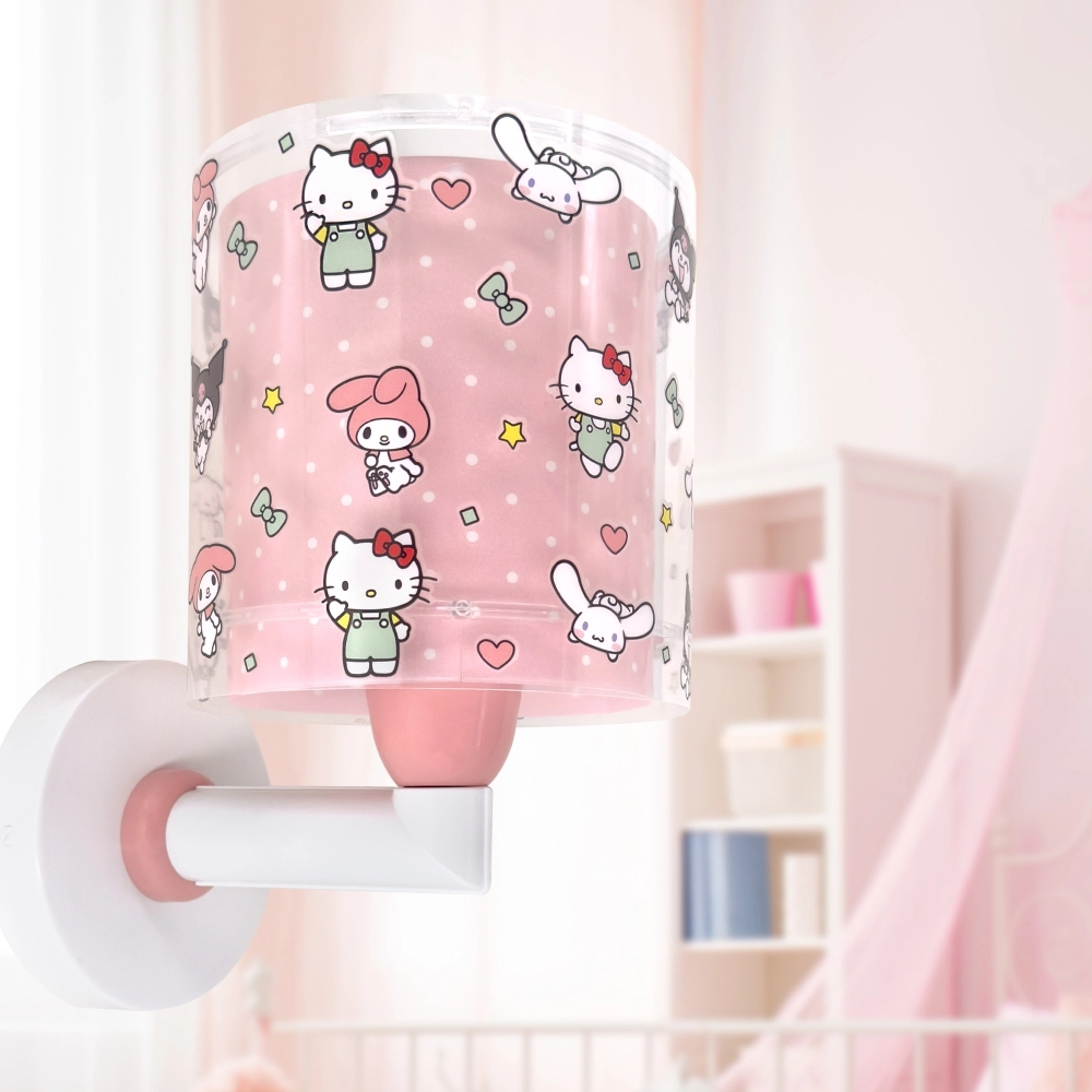 Wandleuchte Hello Kitty & Friends rosa Dalber 8420406412597