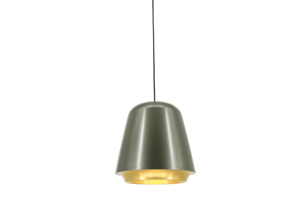 Hängelampe Santiago Ø 35 cm grau mit gold Artdelight 8719831734962