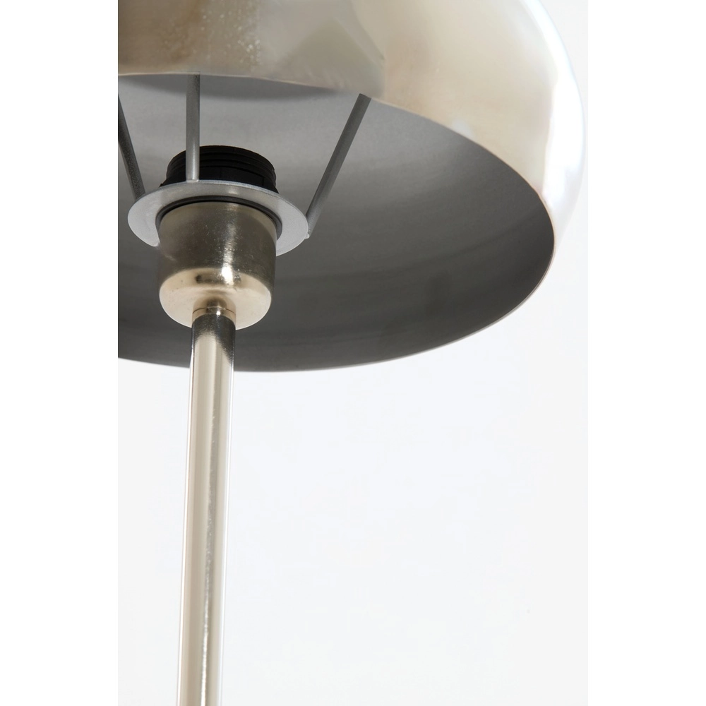 Tischlampe Surin Ø 22cm – glänzendes Nickel Light & Living 8717807743413
