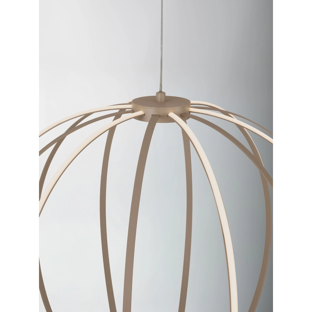 Pendellampe Brea beige Ø 50cm Lyora 5212017494375