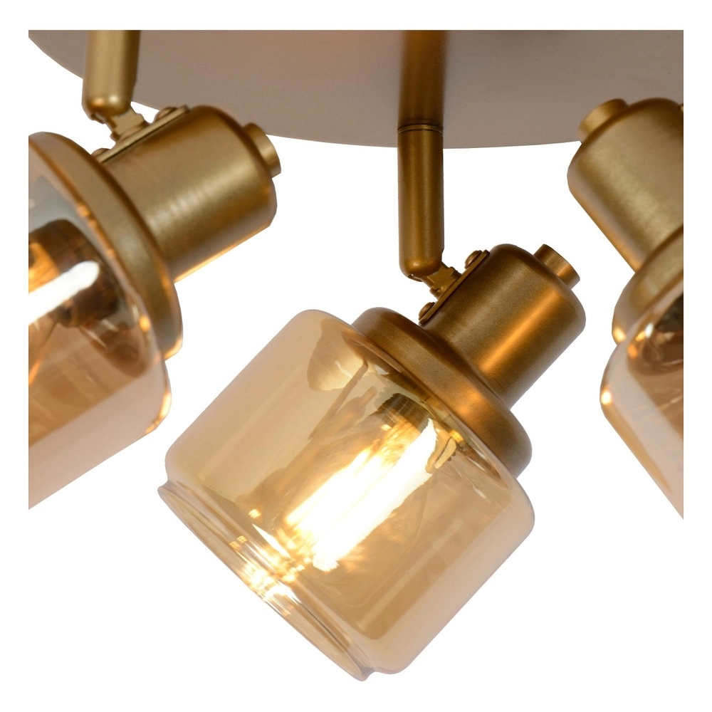 Deckenlampe Bjorn 3-Licht Gold Lucide 5411212771261