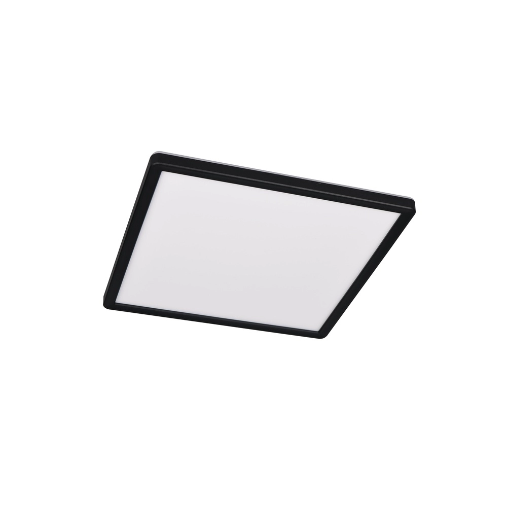Quadratische Deckenlampe Emra Schwarz 29 cm Trio 4017807704181