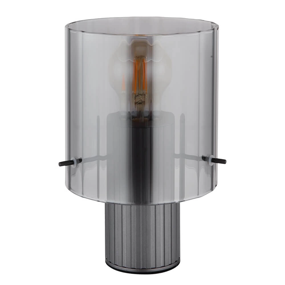 Tischlampe Tulivar Design Rauchglas Globo 9007371456666