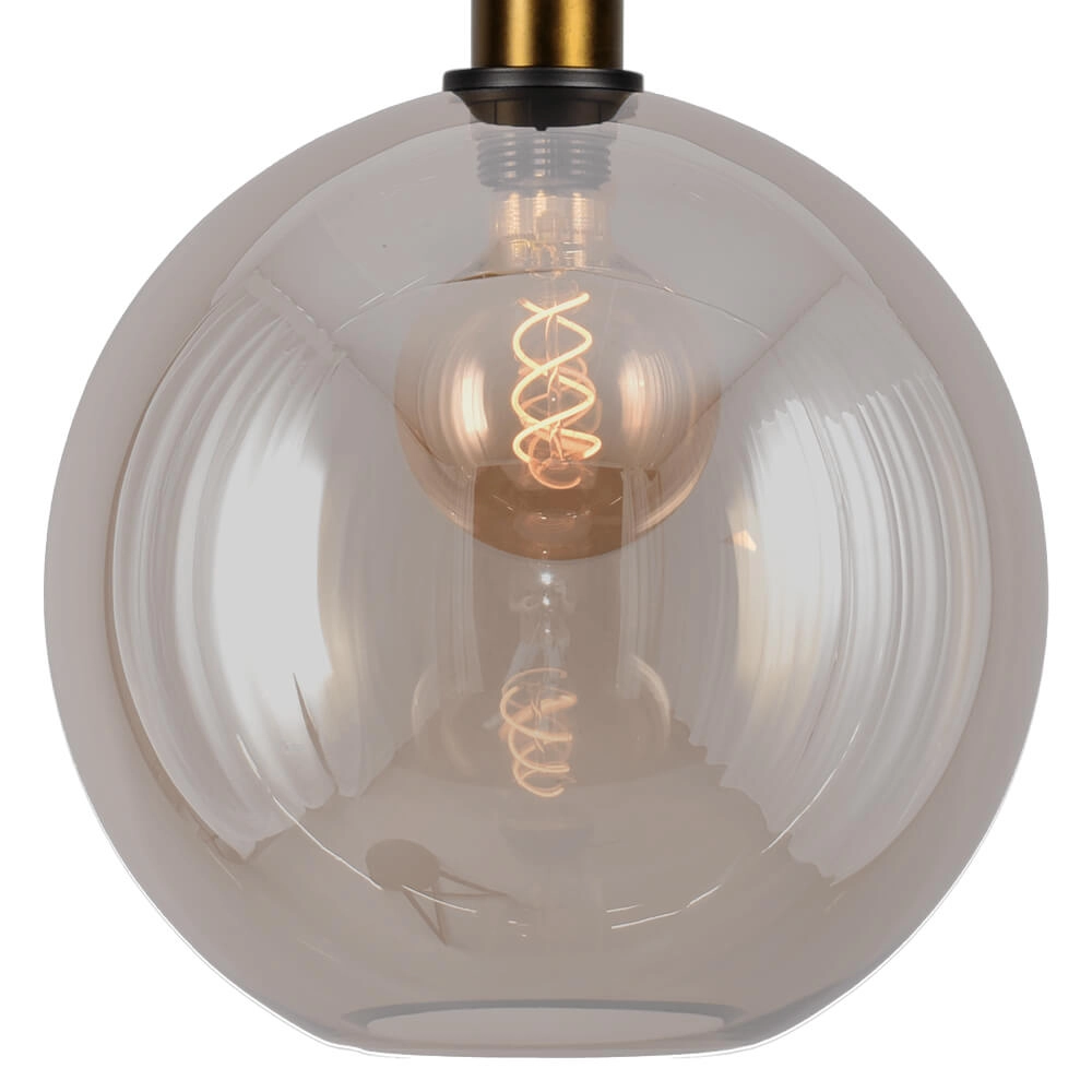 Hängelampe Ø 30cm Bella 2 Antikes Messing mit Goldglas Masterlight 8718121334066