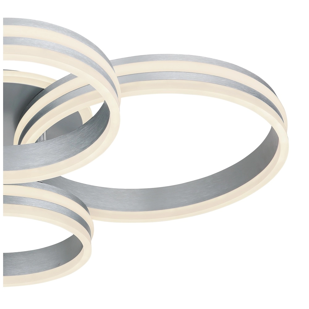 Deckenlampe Rubio Graue 4 Ringe Globo 9007371419913
