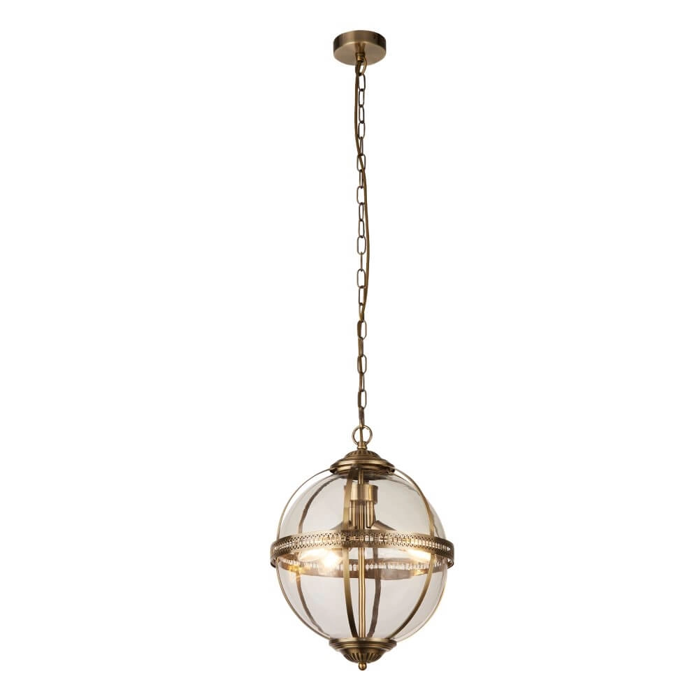 Klassische Hängelampe Coronet Gold Searchlight 5053423243054