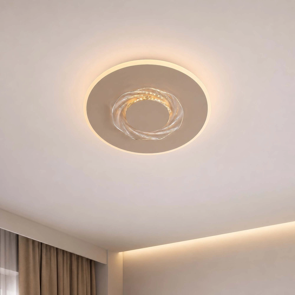 Moderne Deckenbeleuchtung Wreath Sandbraun Searchlight 5,05342E+12