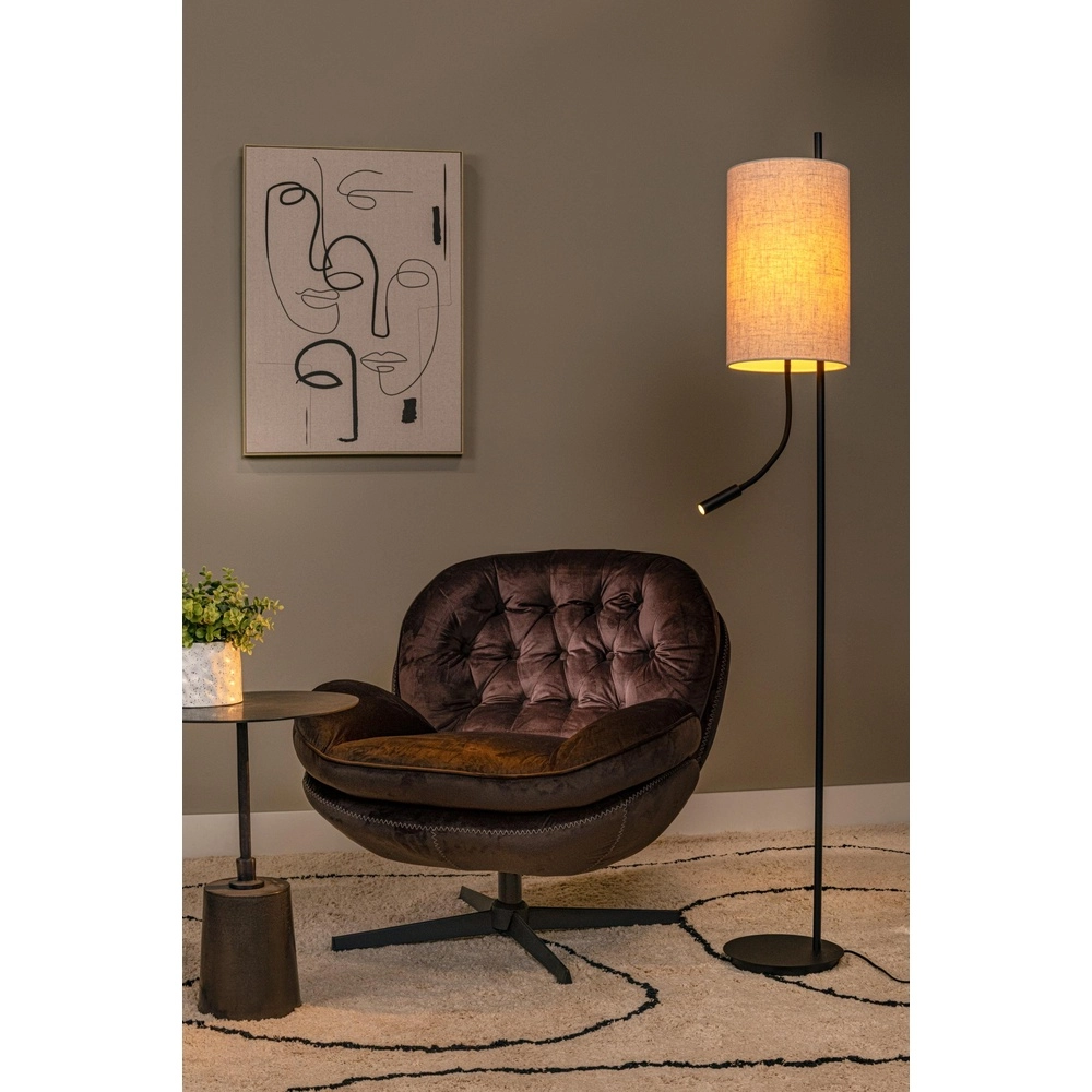 Stehlampe Magic mit Leselicht Lucide 5411212680099