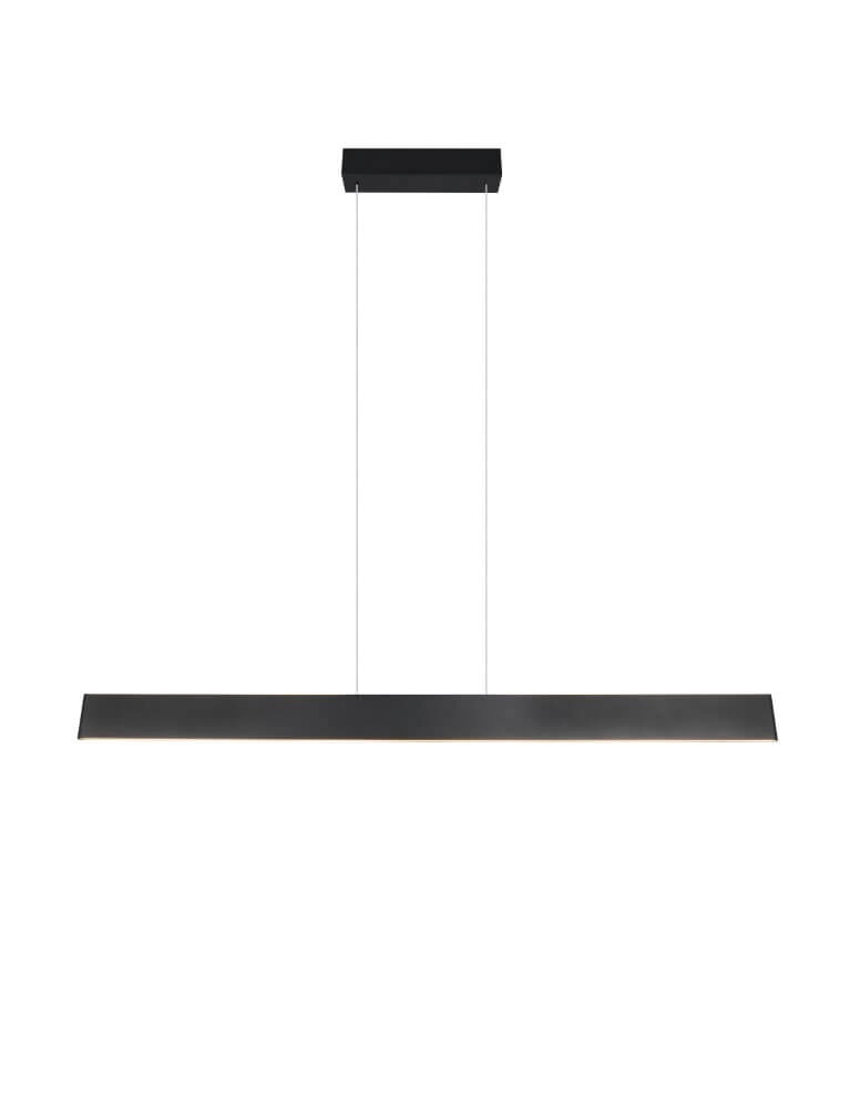 LED-Büro-Hängelampe Galway 150cm - schwarz Trio 4017807616668