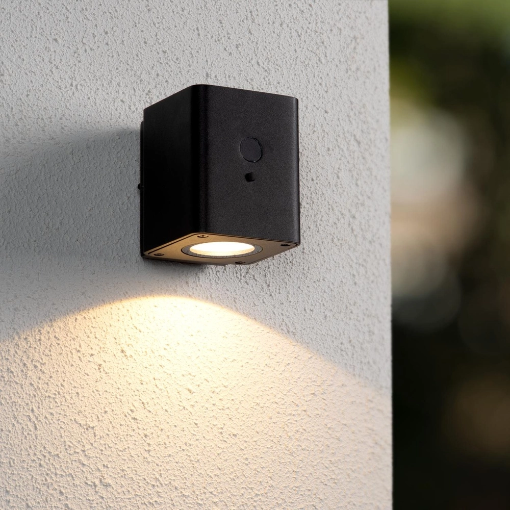 Solarwandlampe Ramin Schwarz Lucide 5411212152138