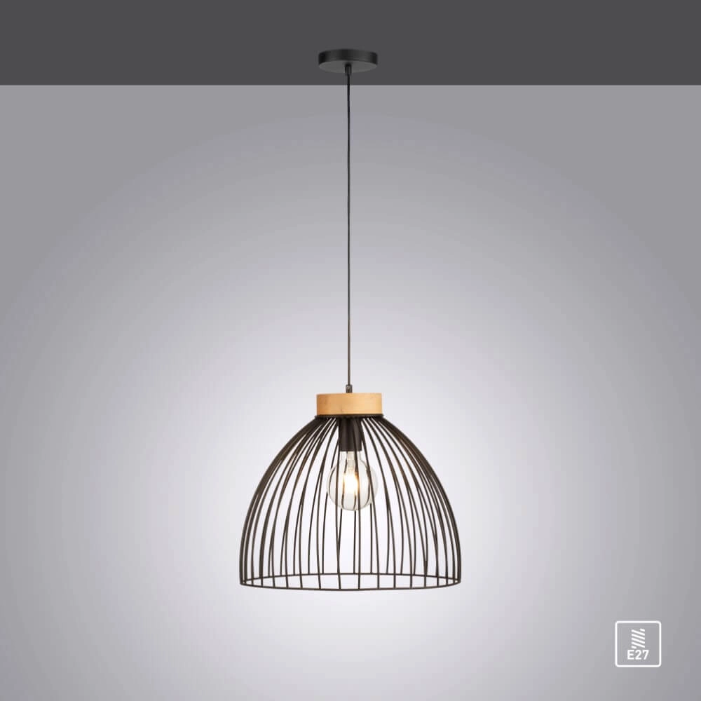Hängelampe Lami Schwarz Just Light 4043689982768