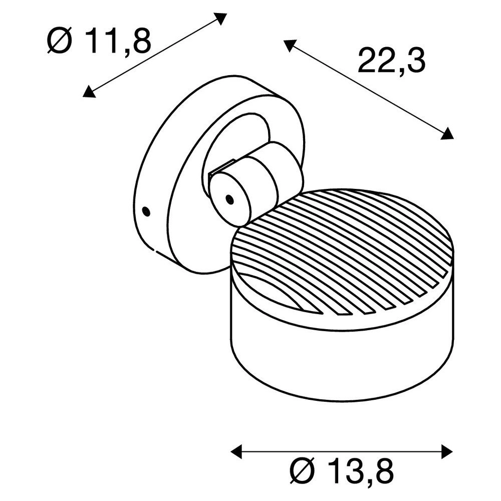 LED-Strahler Eskina Spot SLV 4024163230971