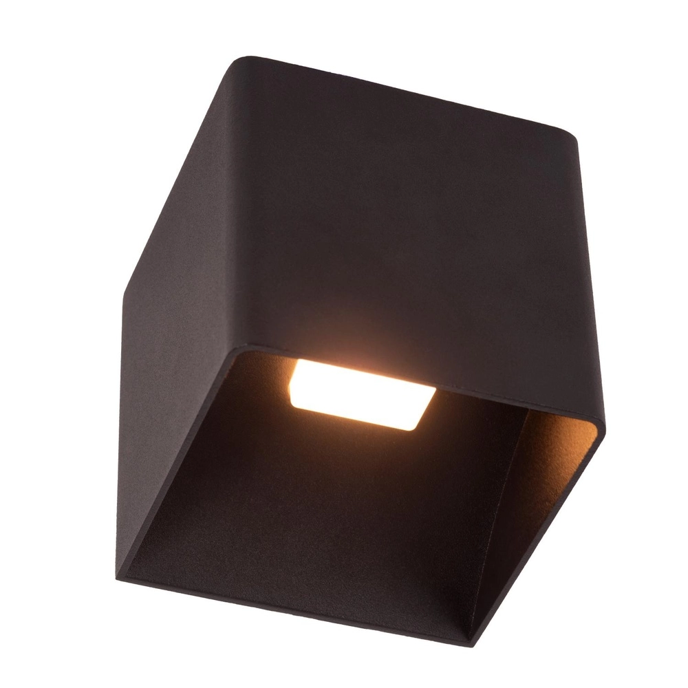 Wiederaufladbare Wandlampe Vertigo Magnetisches Schwarz Lucide 5411212272386