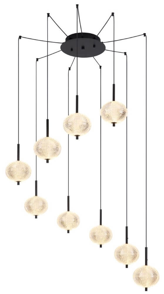 Einzigartige Hängelampe Ceps 9 Lichter Globo 9007371458530
