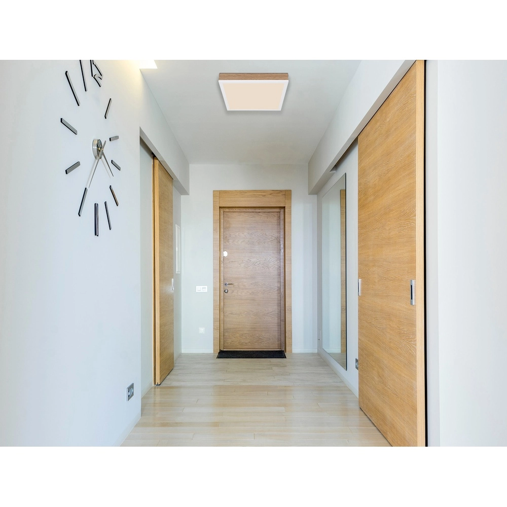 Design-Deckenlampe Doro 30 x 30 cm Holz Globo 9007371457151