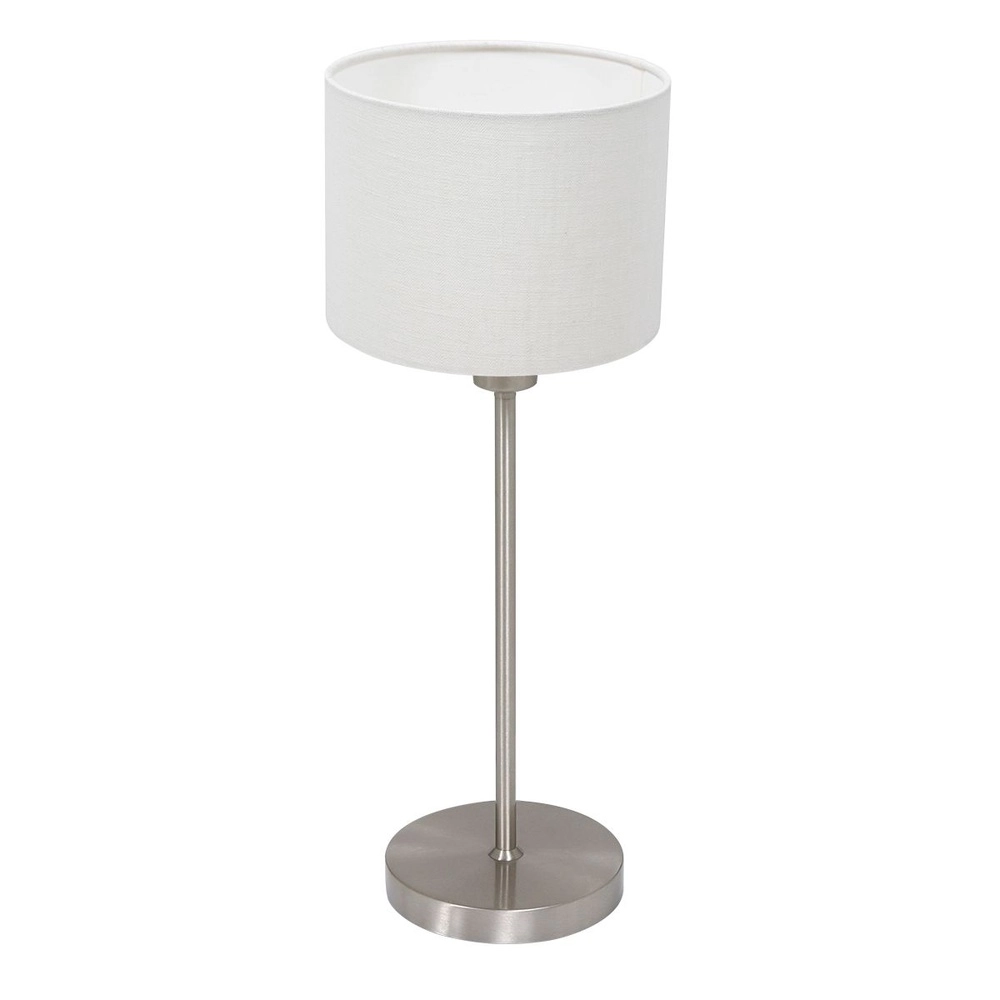 Tischlampe Noor mit weißer Kappe