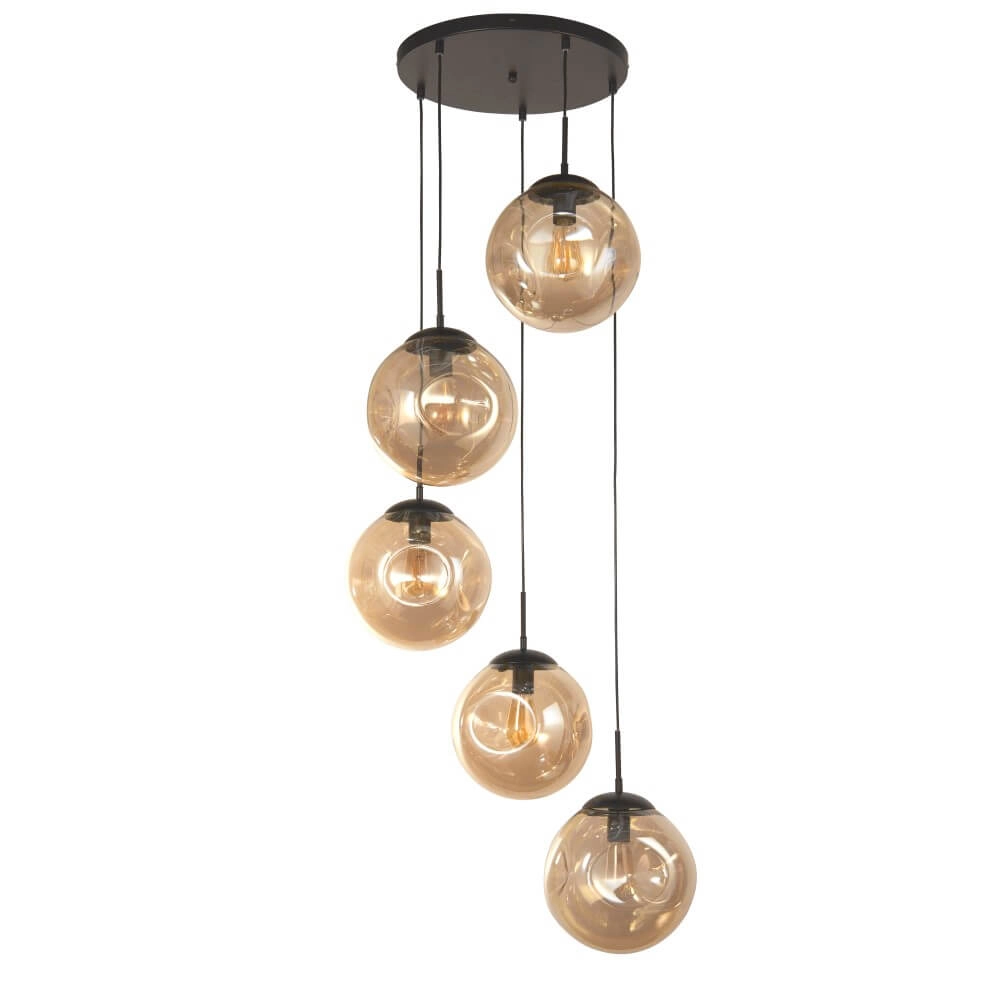 Design-Hängelampe Punch 5-Licht