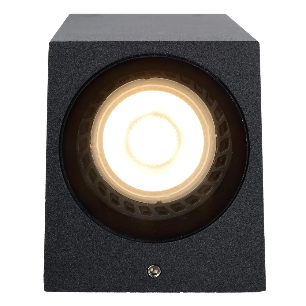 Design-Wandspot Zaro IP44 Single Black Lucide 5411212690043