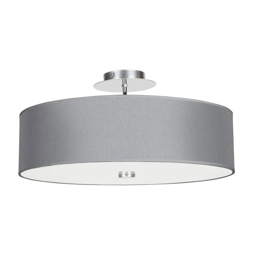 Graue Deckenlampe Viviane Ø 50cm