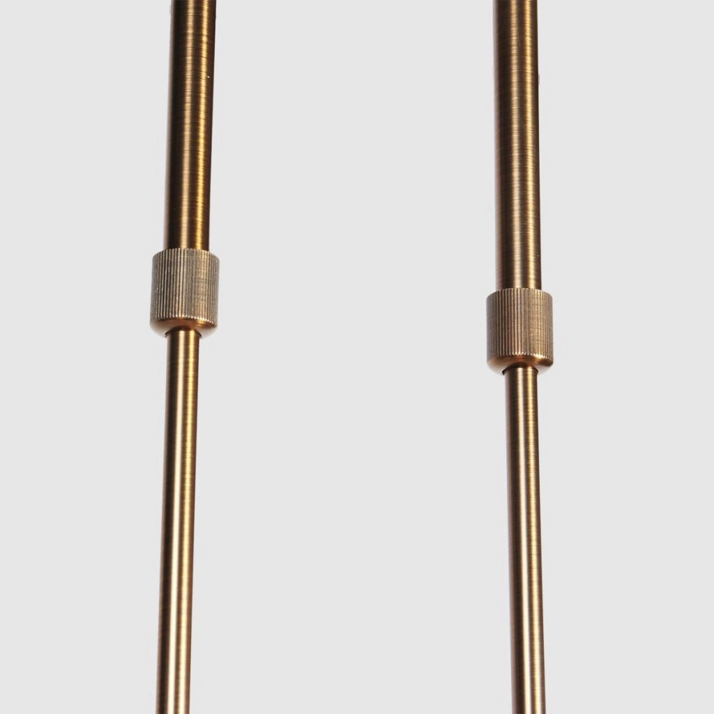 Klassische Pendellampe Anthea 2-Licht Bronze Steinhauer 8712746180206