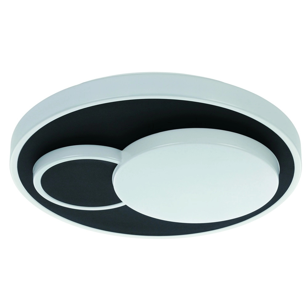 Moderne Deckenlampe Lepreso Schwarze Runde Eglo 9002759756659