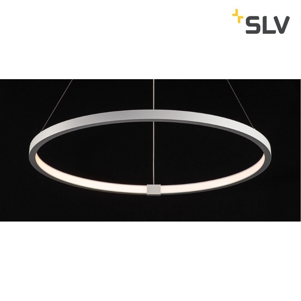 LED Hängelampe One 80 Ø 80 cm dimmbare weiß SLV 4024163231060