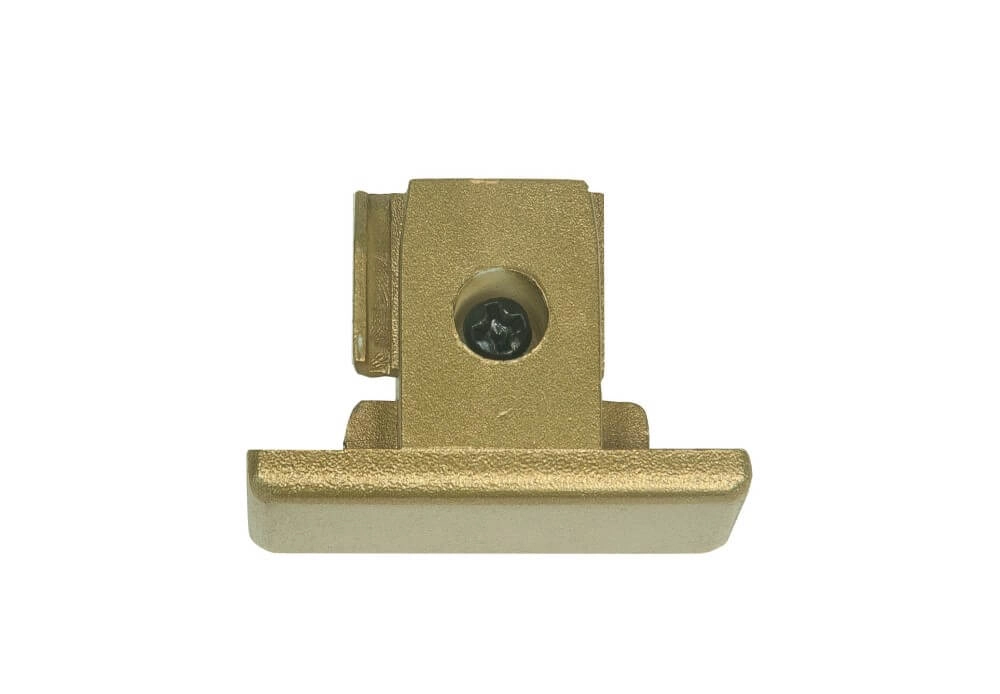 1 Phase Track end cap Gold
