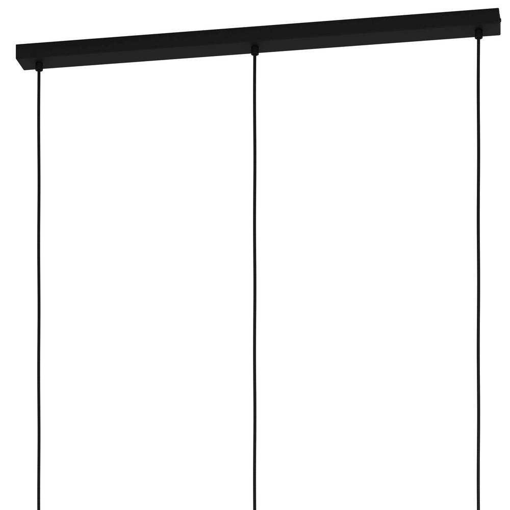 Schwarze Pendellampe Bazely 3L - Ø 23 cm Eglo 9002759436698