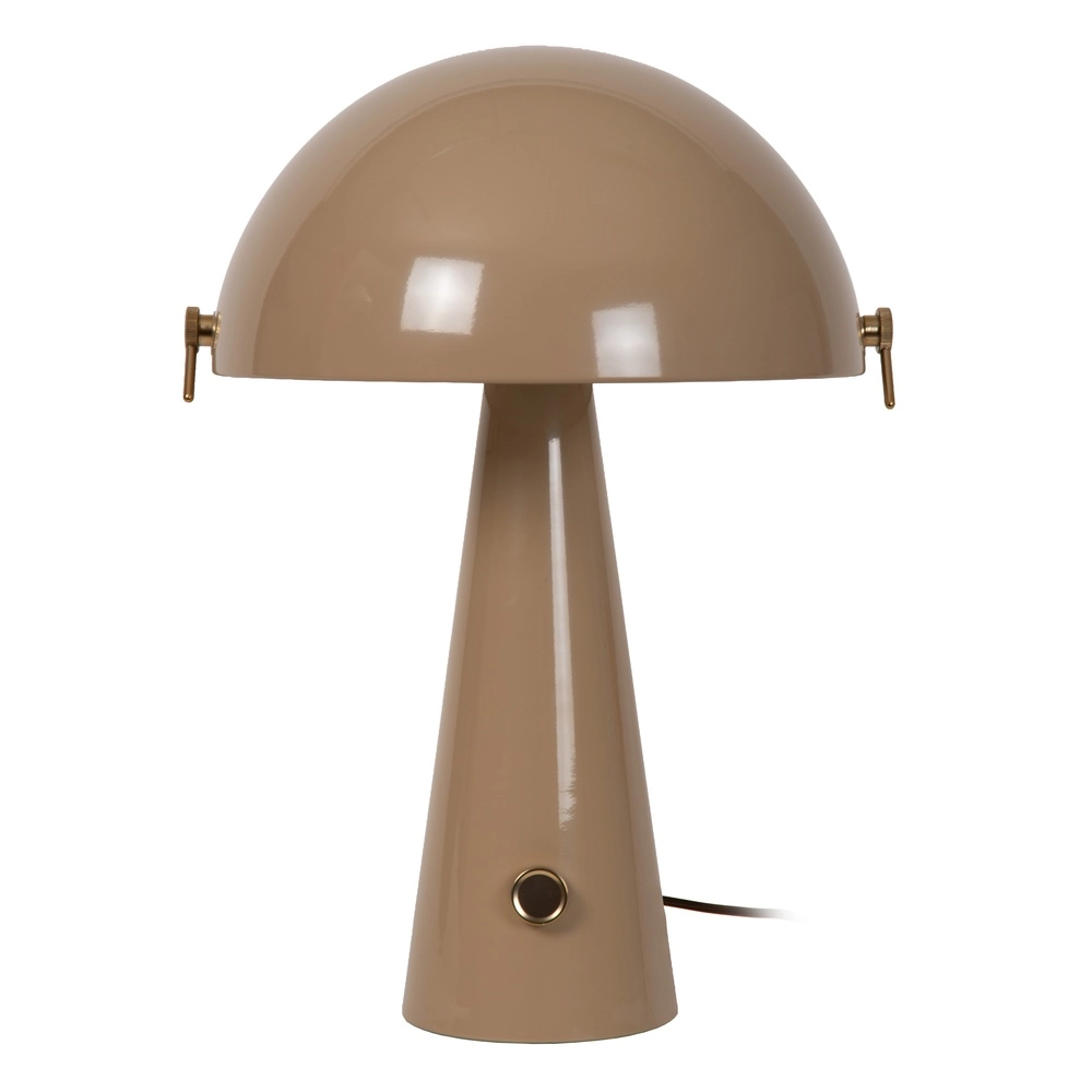 Tischlampe Barone taupe Ø 38cm Lucide Vibes 5411212650115