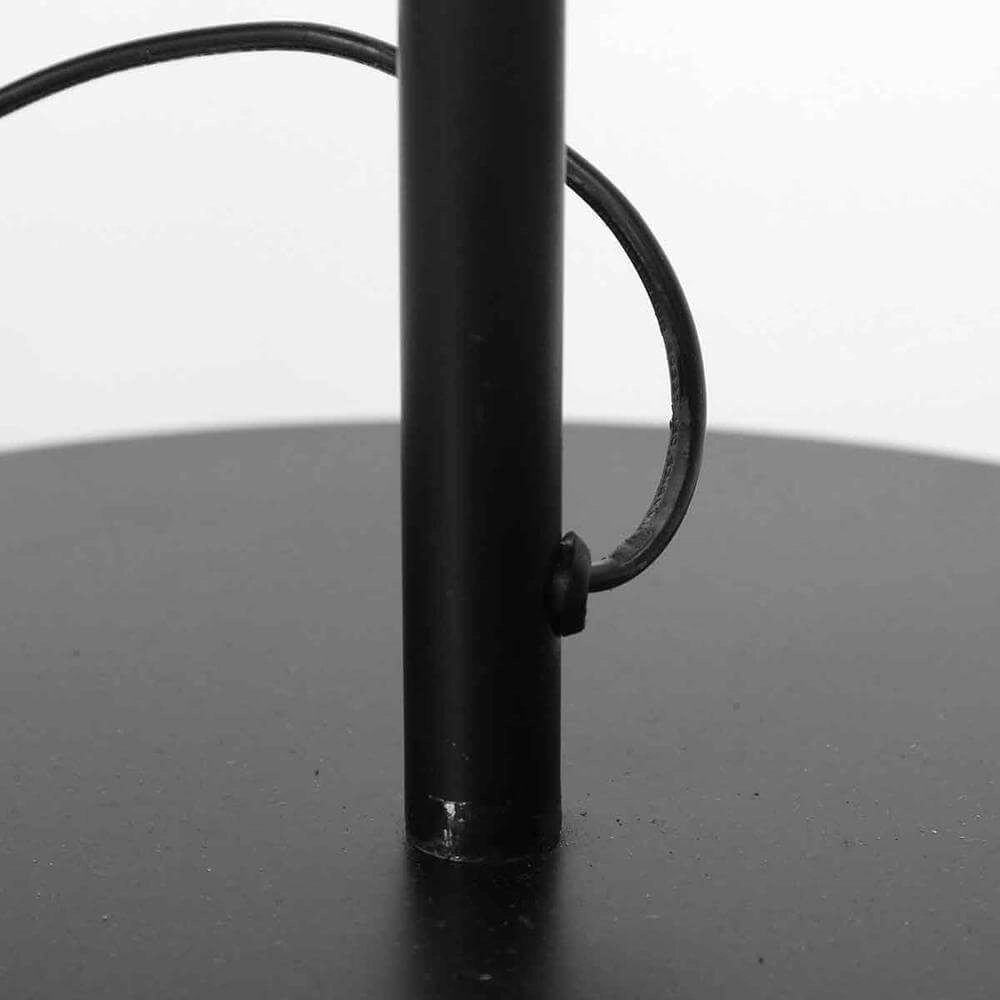 Stehlampe Bloeba schwarz mit blauer Kapuze Steinhauer 8712746177015