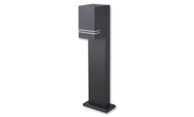 Anthrazitfarbene Wegebeleuchtung Nela 49cm Lyora 5903002036631