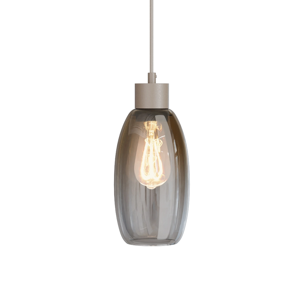 Glas-Pendellampe Olive Ø 12,5 cm – Sand Masterlight 8718121393742