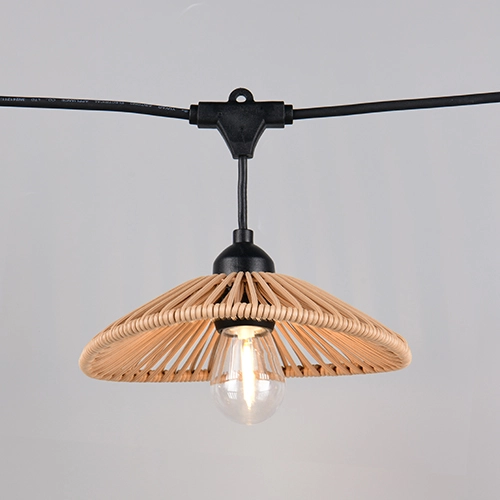 Lichterketten Chain Schwarz mit Braun 600 cm Trio 4017807697612