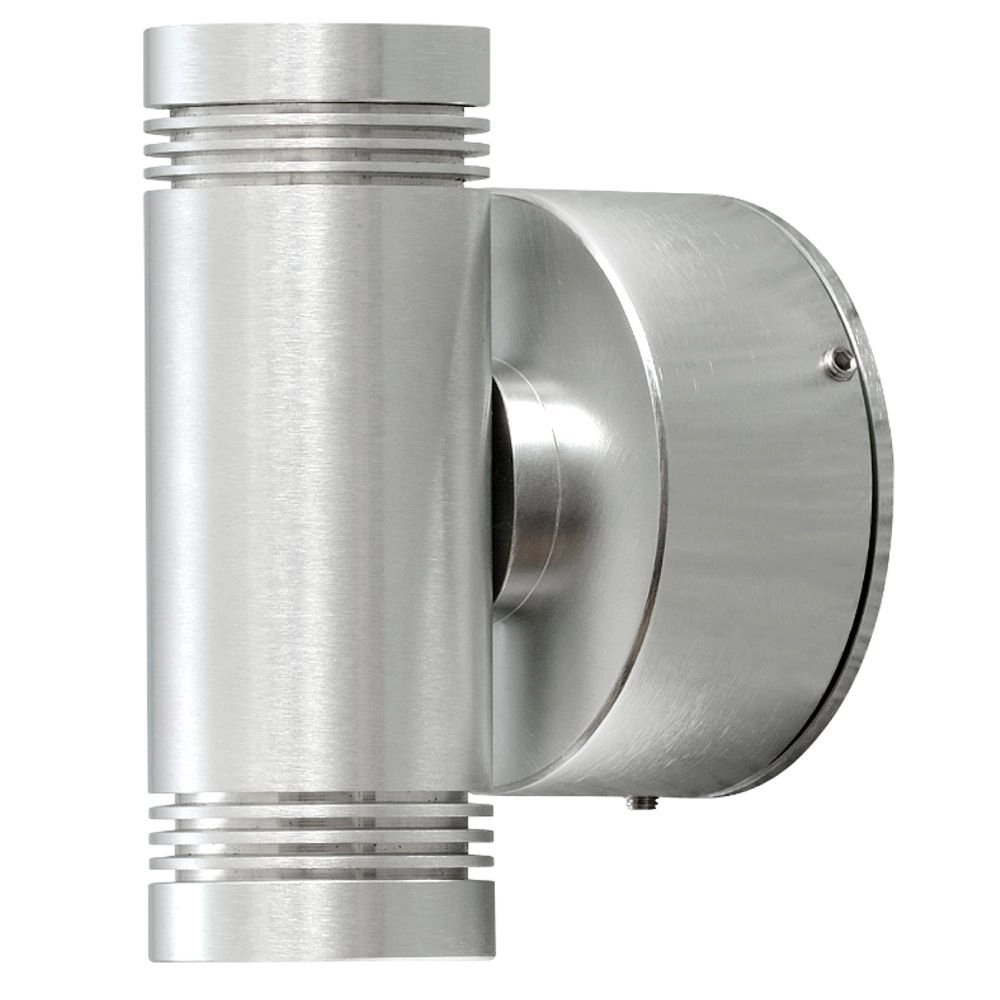 LED-Wandleuchte Monza 2x1W - 3000K 12,5cm Metallgrau