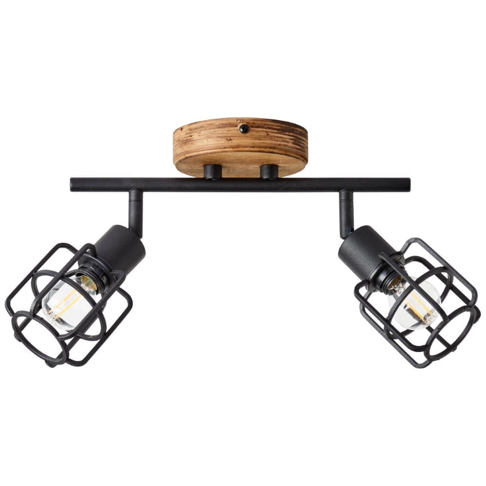 Industrielle Deckenleuchte Gwen 2-flammig Brilliant 4004353409813