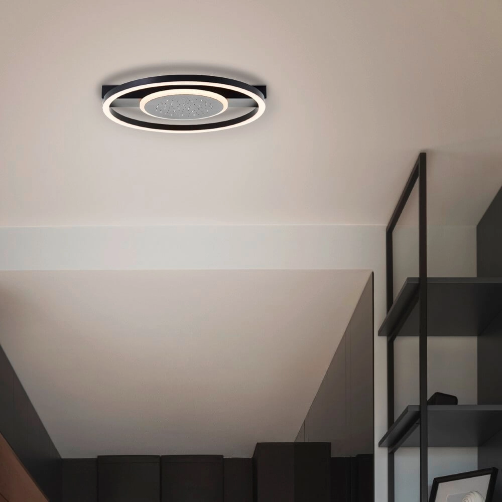 Runde Deckenleuchte Reno Ausführung Ø 37cm Brilliant 4004353428364