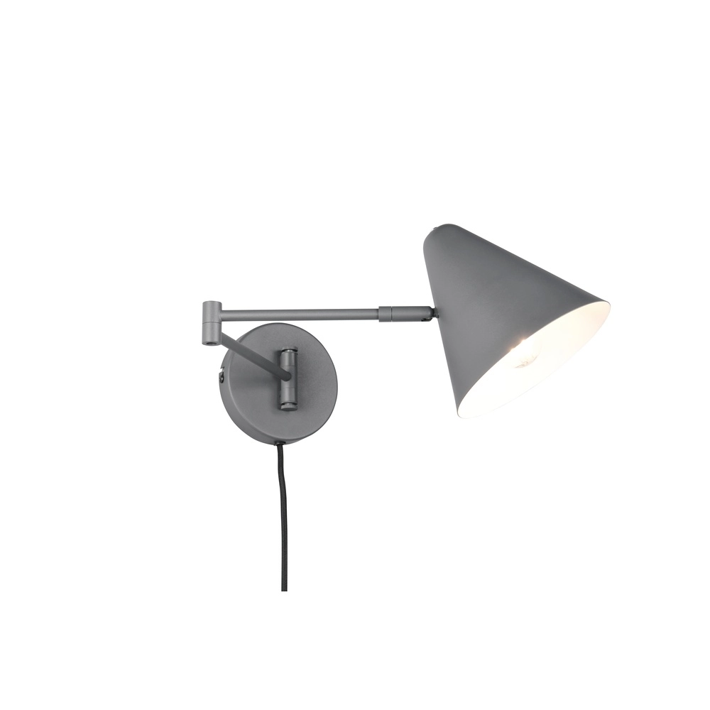 Design-Wandleuchte Cosima anthrazit