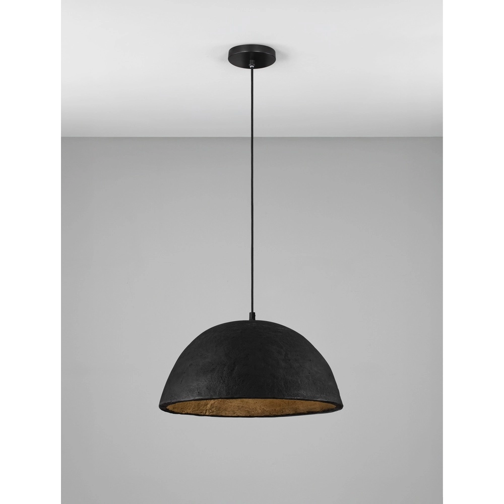 Schwarze Pendelleuchte Talcum Ø 42cm