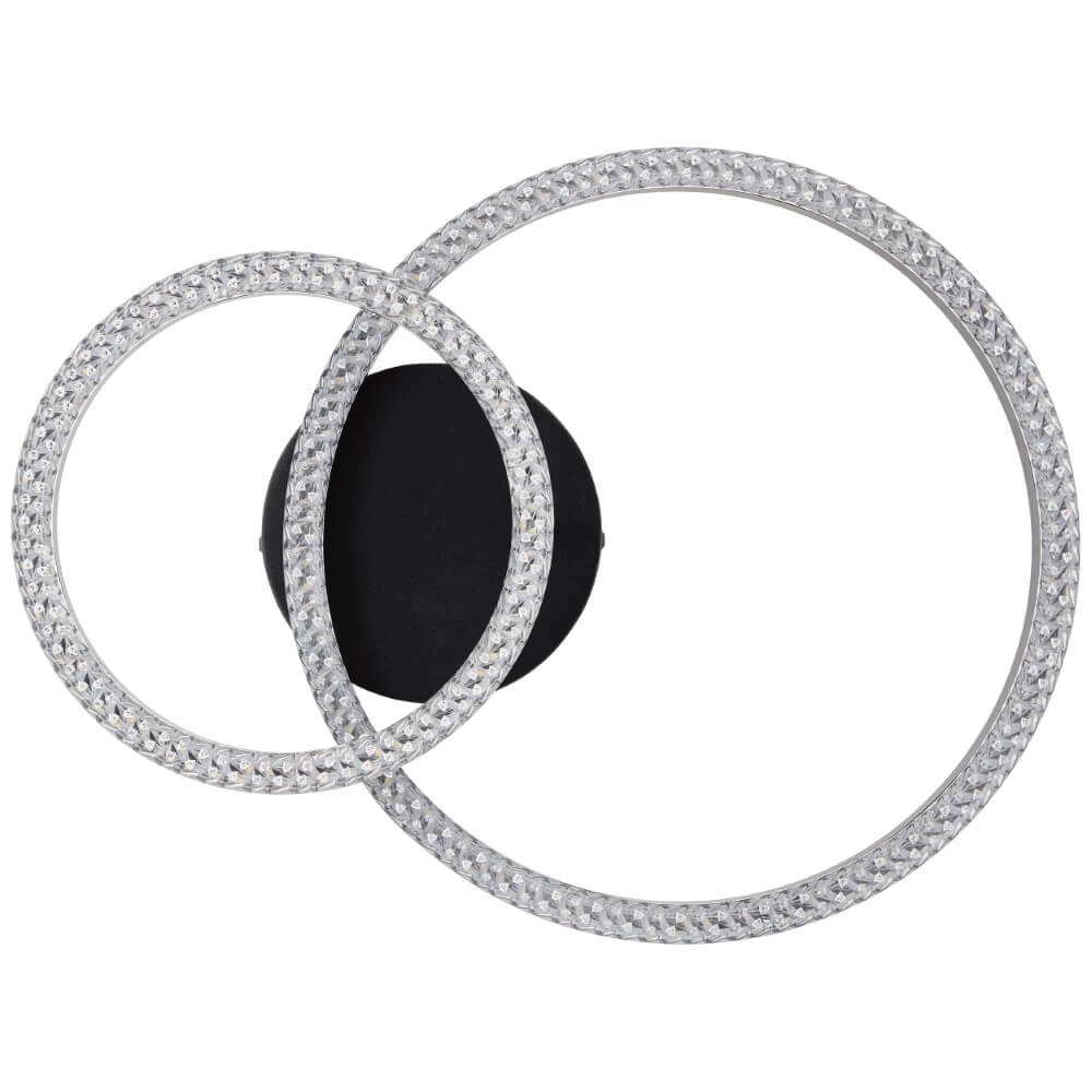 Schwarze Deckenleuchte Aurelia 2500lm Brilliant 4004353442124