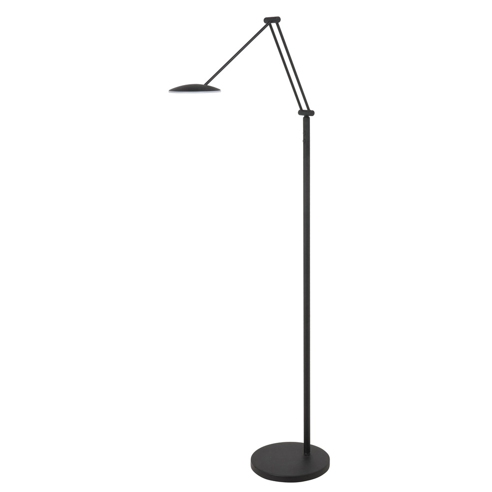 Klassische Leselampe Sapporo schwarz Ø 23cm