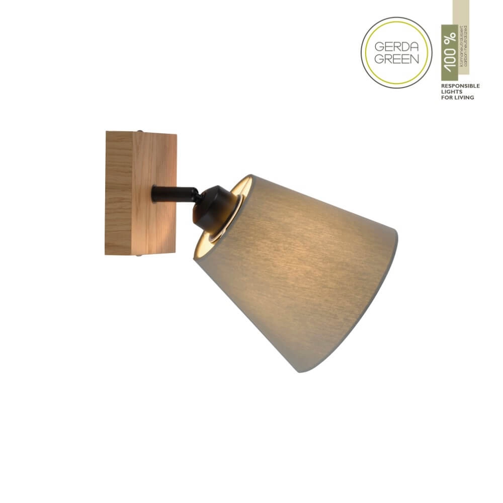 Wandleuchte Green Michel Holz Just Light 4043689994891