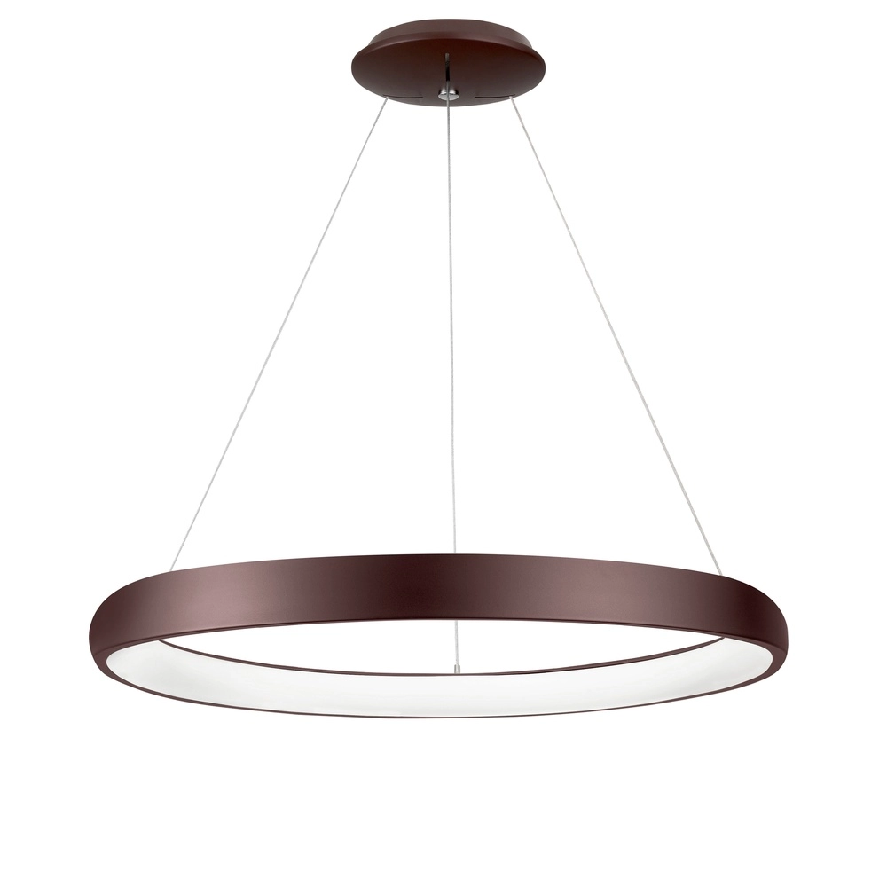 Design-Pendelleuchte Albi kaffeebraun Ø 81cm Lyora 5212017414892