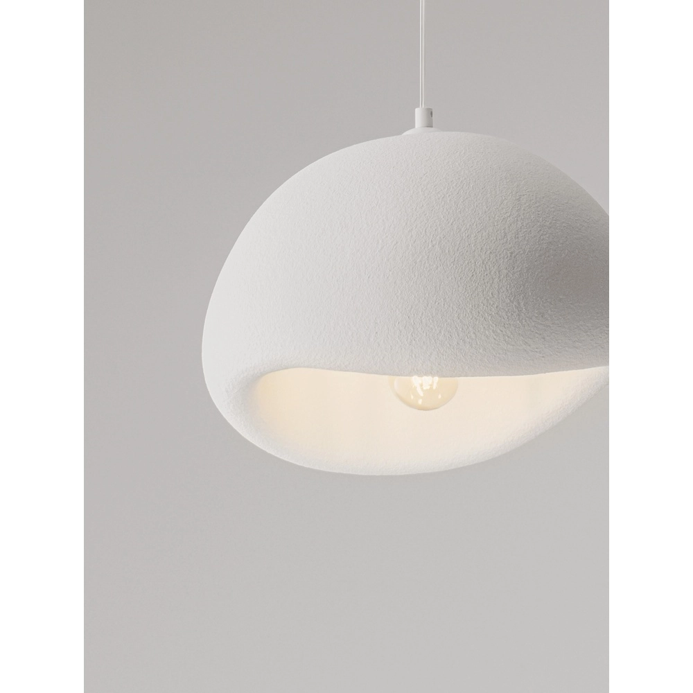 Natürliche Pendelleuchte Aere weiß 40cm Lyora 5212017460776