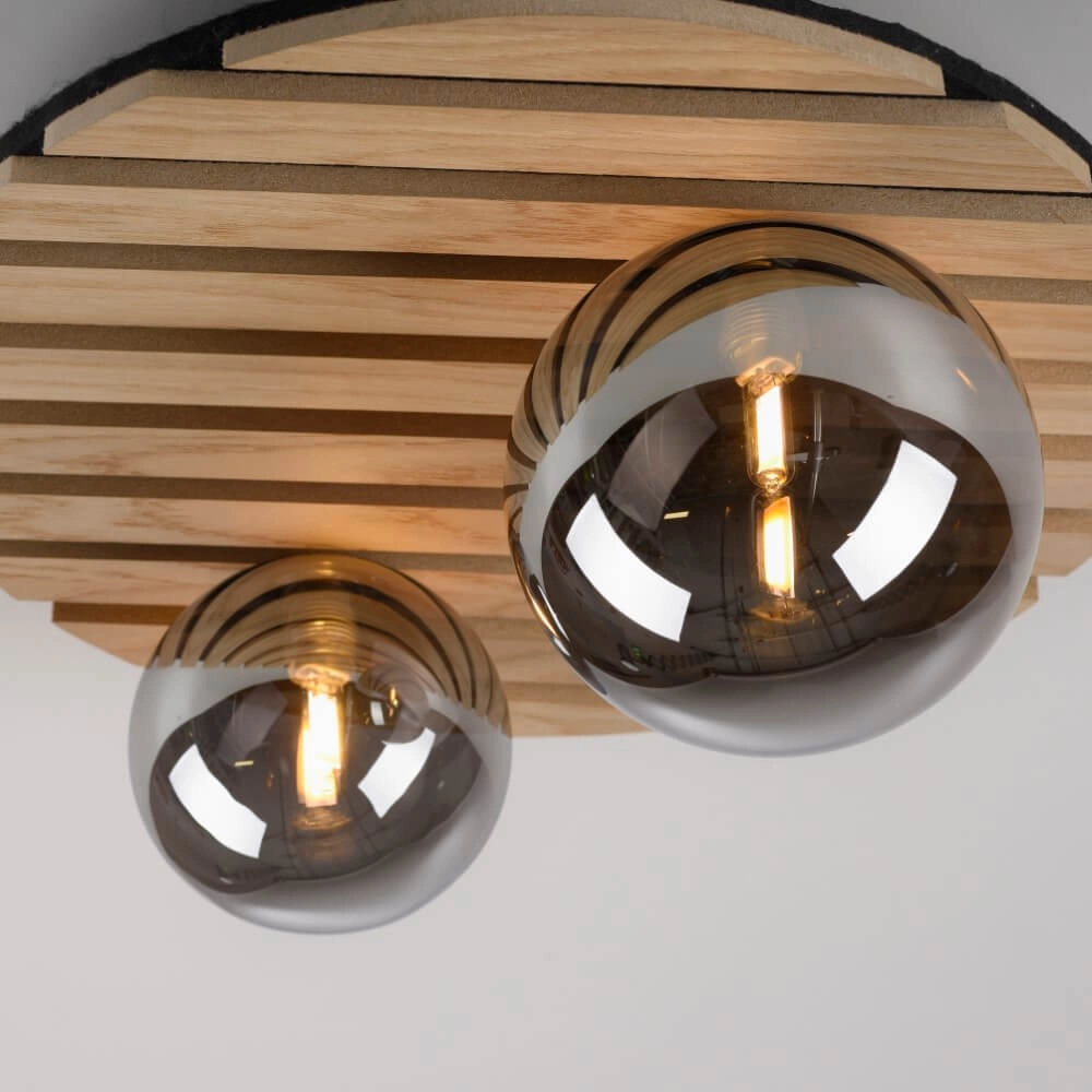 Deckenleuchte aus Holz Green Stika um Just Light 4043689004231
