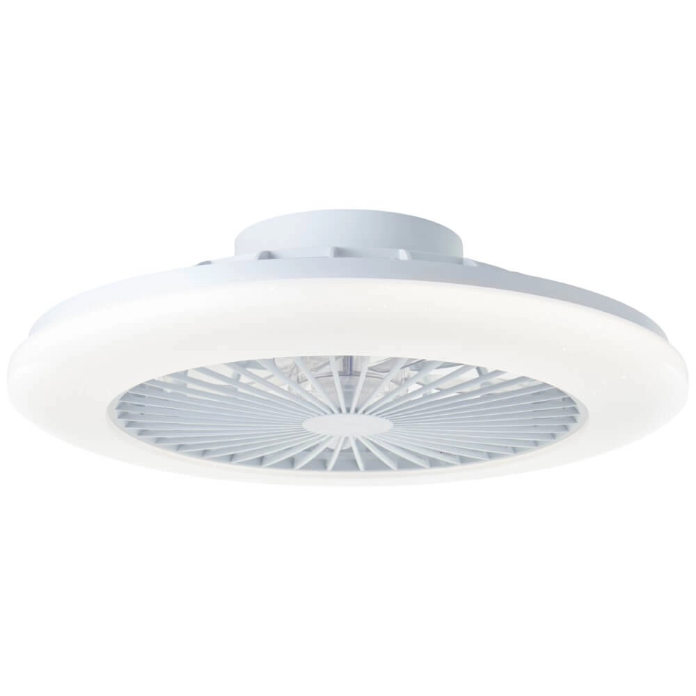 Weißer Fächer Salerno mit RGB-Funktion Brilliant 4004353433238